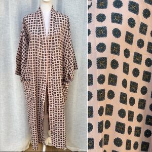 Christian Dior monsieur mauve pink blue gray floral robe